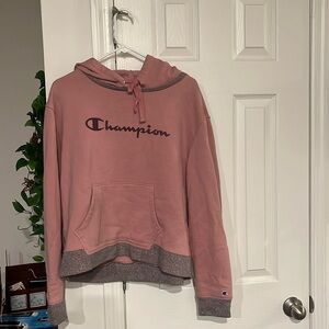 Pink champion hoodie ( Authentic Athletic wear ) - Size X-Large